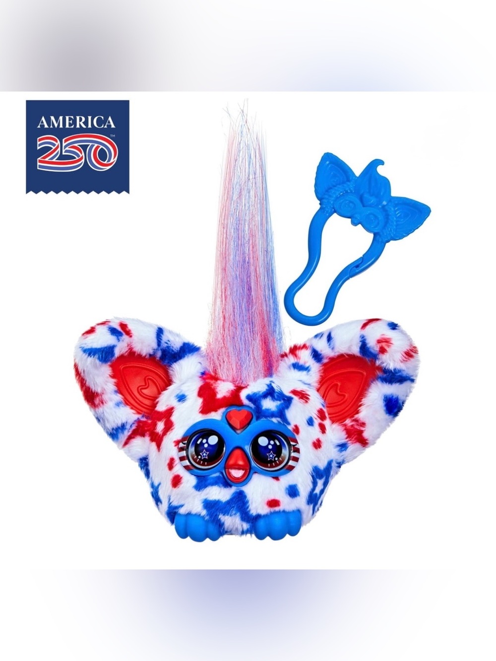 2 Furby Furblets Meri-Kah Electronic Plush Patriotic Toy For Kids 6+